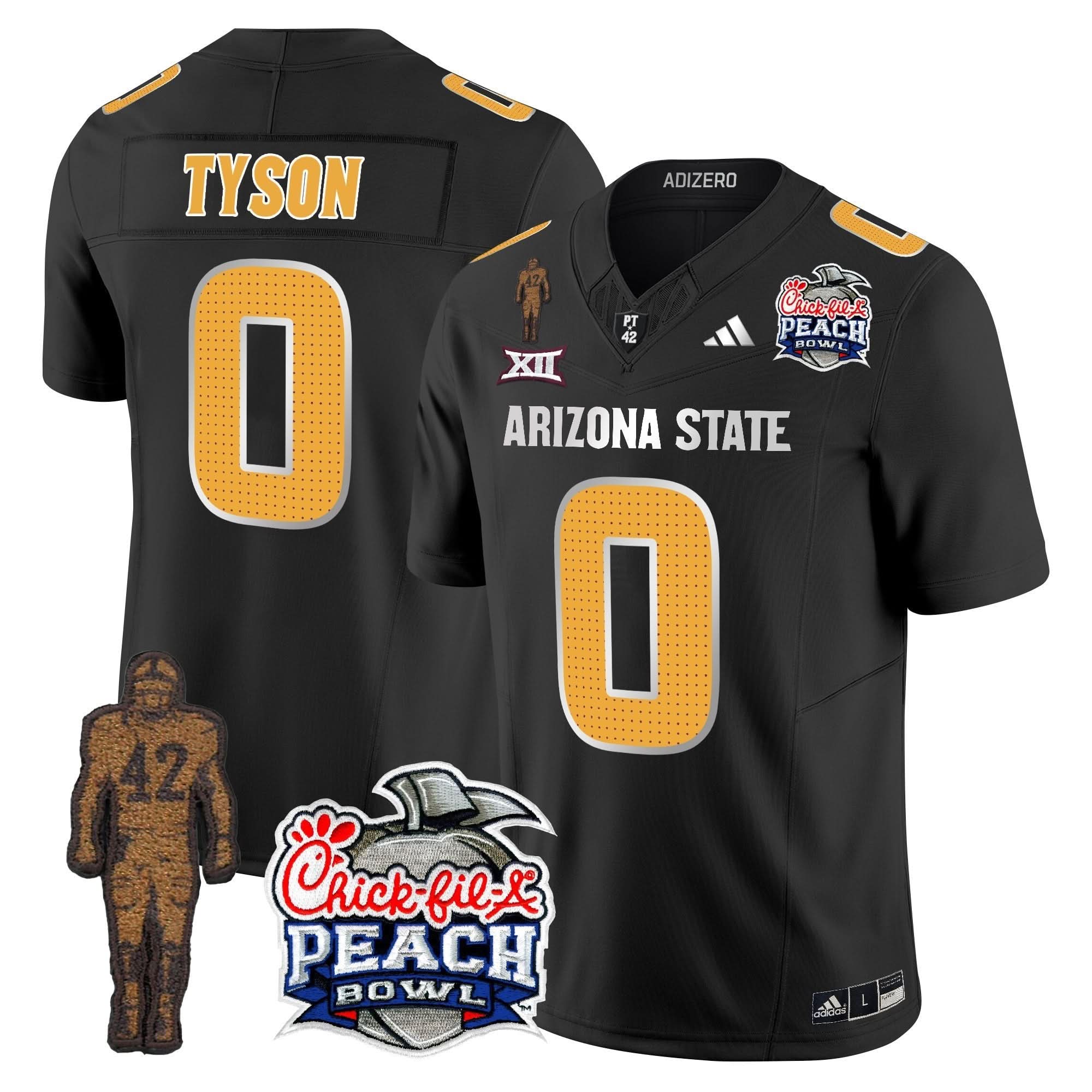 Sun Devils Pat Tillman & Peach Bowl Patch Vapor Limited Jersey V2 - All Stitched 39 Sun Devils Pat Tillman & Peach Bowl Patch Vapor Limited Jersey V2 - All Stitched - Image 39