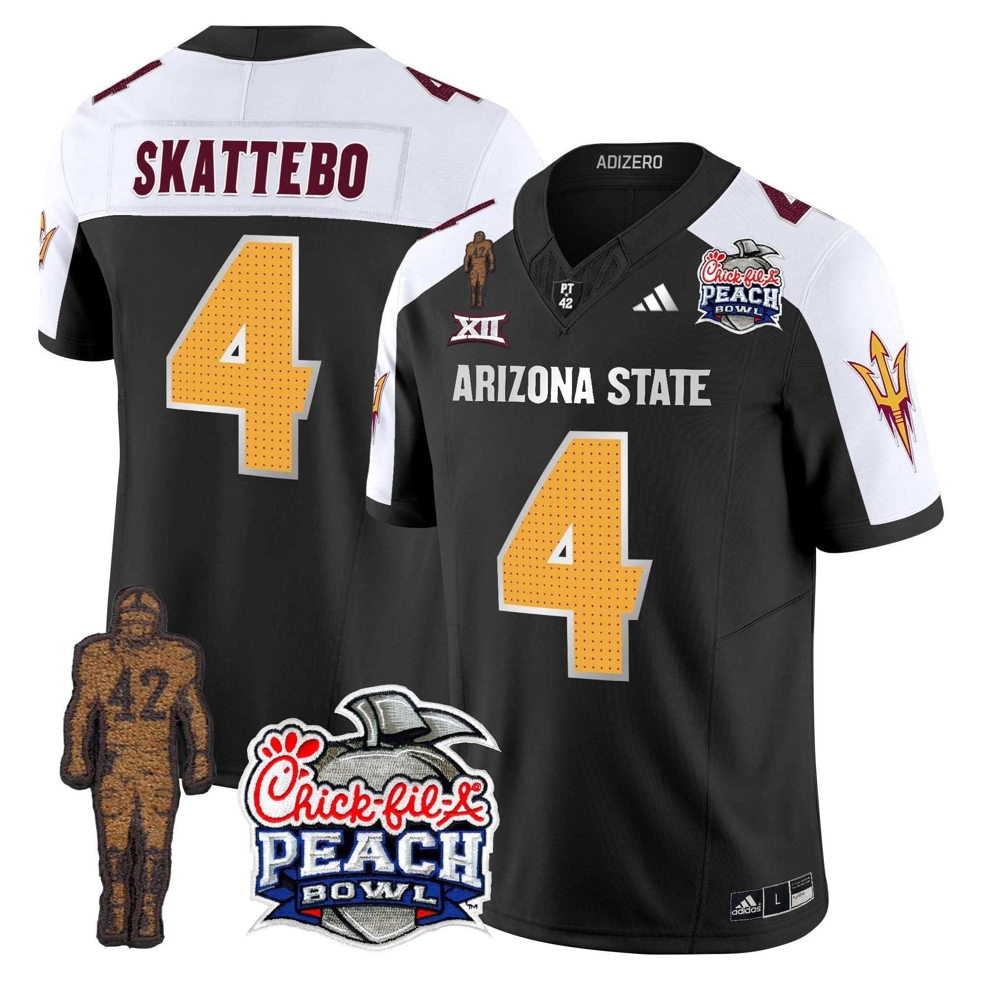 Sun Devils Pat Tillman & Peach Bowl Patch Vapor Limited Jersey V2 - All Stitched 11 Sun Devils Pat Tillman & Peach Bowl Patch Vapor Limited Jersey V2 - All Stitched - Image 11