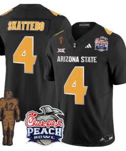 Sun Devils Pat Tillman & Peach Bowl Patch Vapor Limited Jersey V2 - All Stitched 85 1733909559bd3df66c97