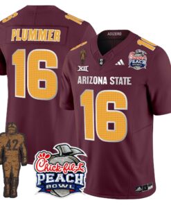 Sun Devils Pat Tillman & Peach Bowl Patch Vapor Limited Jersey V2 - All Stitched 78 1733909559d6a8578118