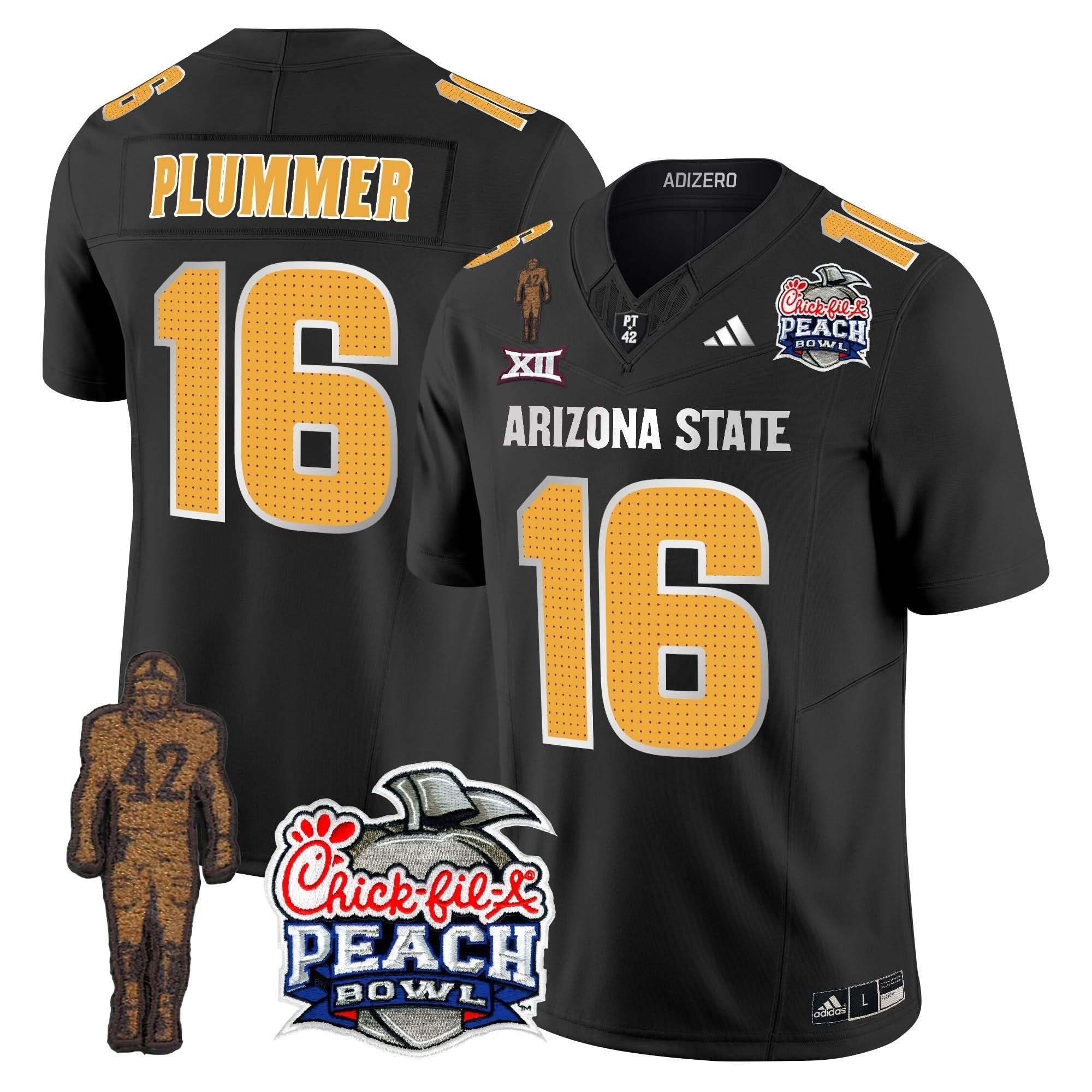 Sun Devils Pat Tillman & Peach Bowl Patch Vapor Limited Jersey V2 - All Stitched 40 Sun Devils Pat Tillman & Peach Bowl Patch Vapor Limited Jersey V2 - All Stitched - Image 40