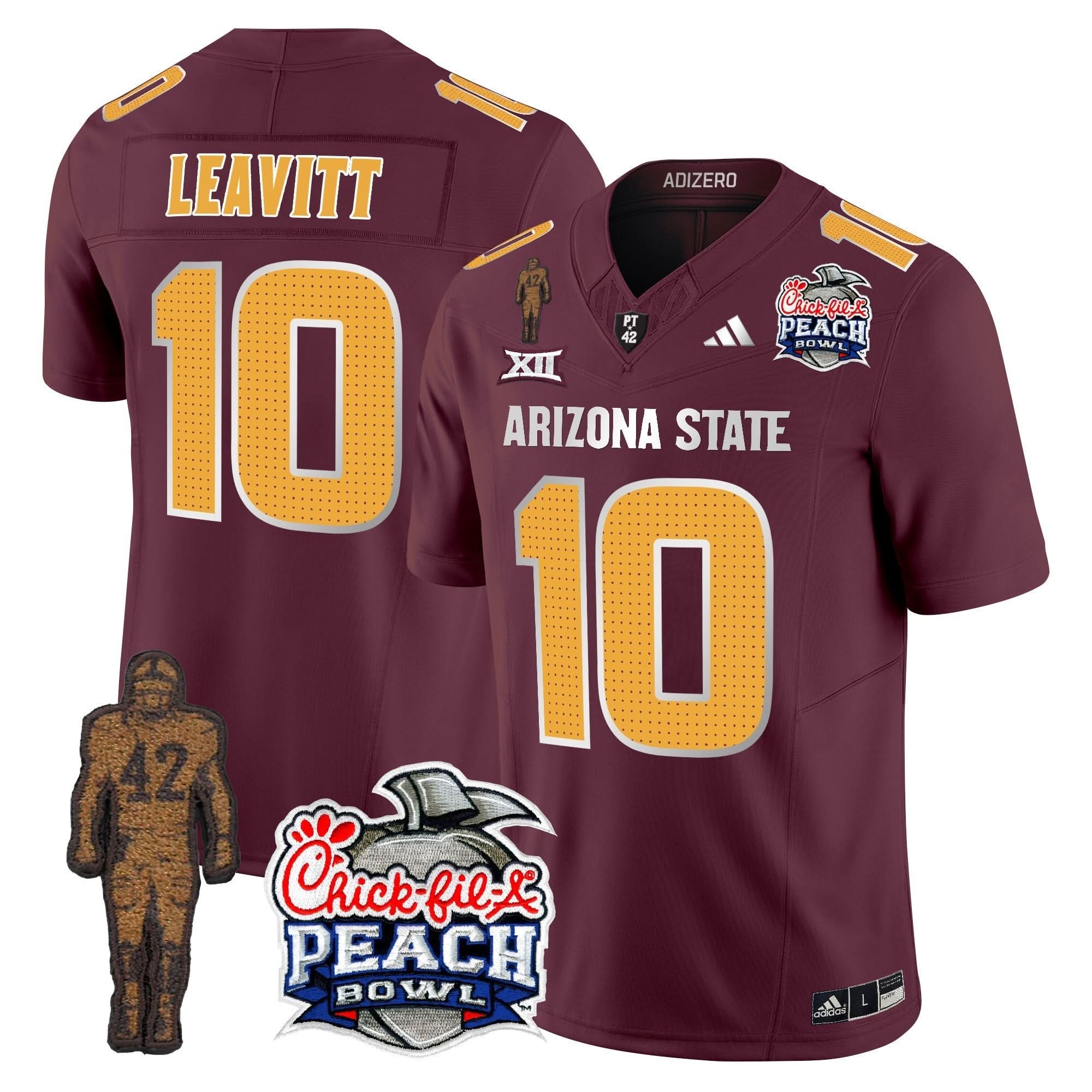 Sun Devils Pat Tillman & Peach Bowl Patch Vapor Limited Jersey V2 - All Stitched 28 Sun Devils Pat Tillman & Peach Bowl Patch Vapor Limited Jersey V2 - All Stitched - Image 28