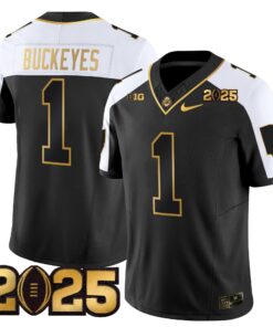 Ohio State Buckeyes 'Heritage Stripe' CFP Final Patch Gold Vapor Limited Jersey - All Stitched 67 1737098564c5fe68a488 40c342f4 86e9 4bf6 b31f b86a88b969b7