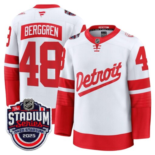 Men's Detroit Red Wings 2025 Stadium Series Premium Jersey - All Stitched - Image 23