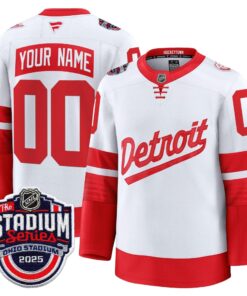 Detroit Red Wings 2025 Stadium Series Premium Custom Jersey - All Stitched