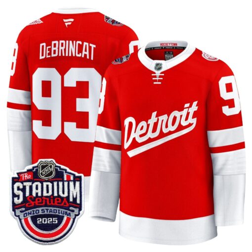 Men's Detroit Red Wings 2025 Stadium Series Premium Jersey - All Stitched - Image 7