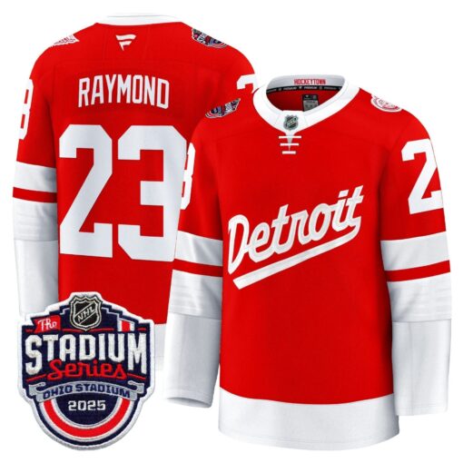 Men's Detroit Red Wings 2025 Stadium Series Premium Jersey - All Stitched - Image 26