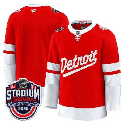Men's Detroit Red Wings 2025 Stadium Series Premium Jersey - All Stitched - Image 8