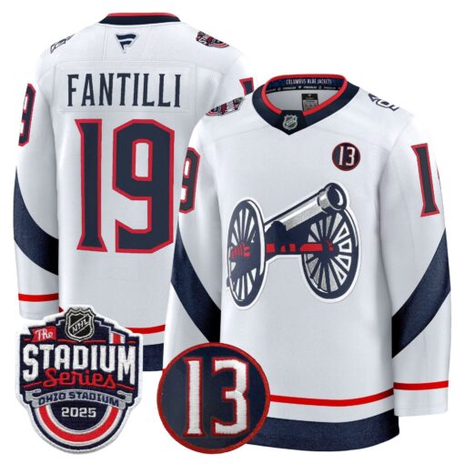 Men's Columbus Blue Jackets 2025 Stadium Series & #13 Johnny Gaudreau Patch Premium Jersey - All Stitched - Image 6