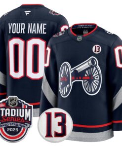 Columbus Blue Jackets 2025 Stadium Series & #13 Johnny Gaudreau Patch Premium Custom Jersey - All Stitched