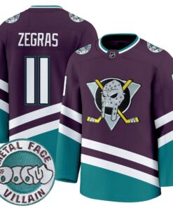 Men Anaheim Ducks MF DOOM Metal Face Villain Patch Premium Jersey - All Stitched 12 1742549718ba0bec2bf1