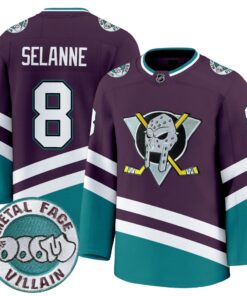 Men Anaheim Ducks MF DOOM Metal Face Villain Patch Premium Jersey - All Stitched 11 1742549719e5a61f15c7