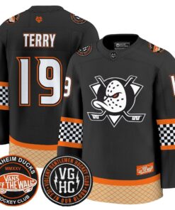 Men Anaheim Ducks Checkerboard 2025 Premium Jersey - All Stitched