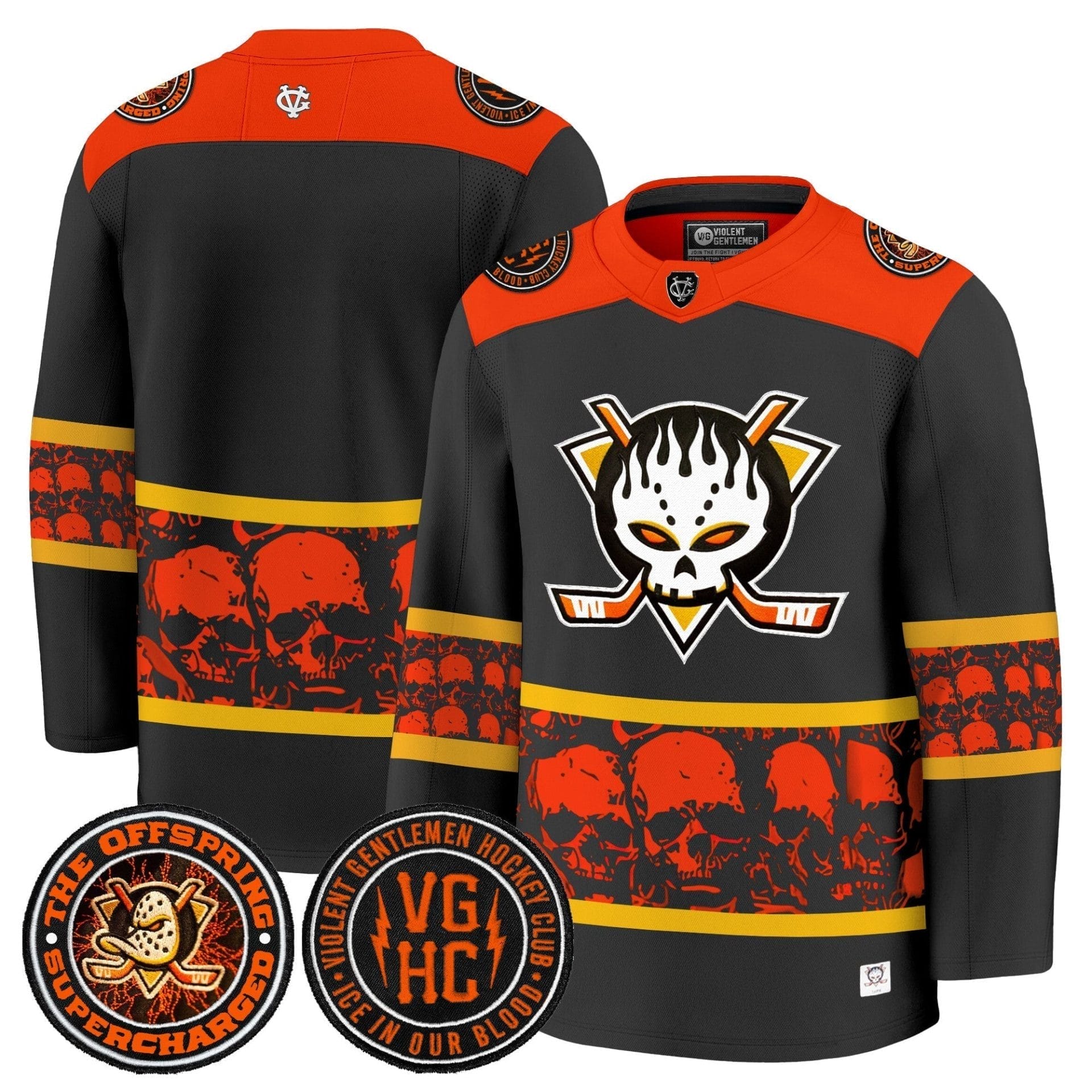 Men Anaheim Ducks Offspring 2025 Premium Jersey - All Stitched 22 Men Anaheim Ducks Offspring 2025 Premium Jersey - All Stitched - Image 22