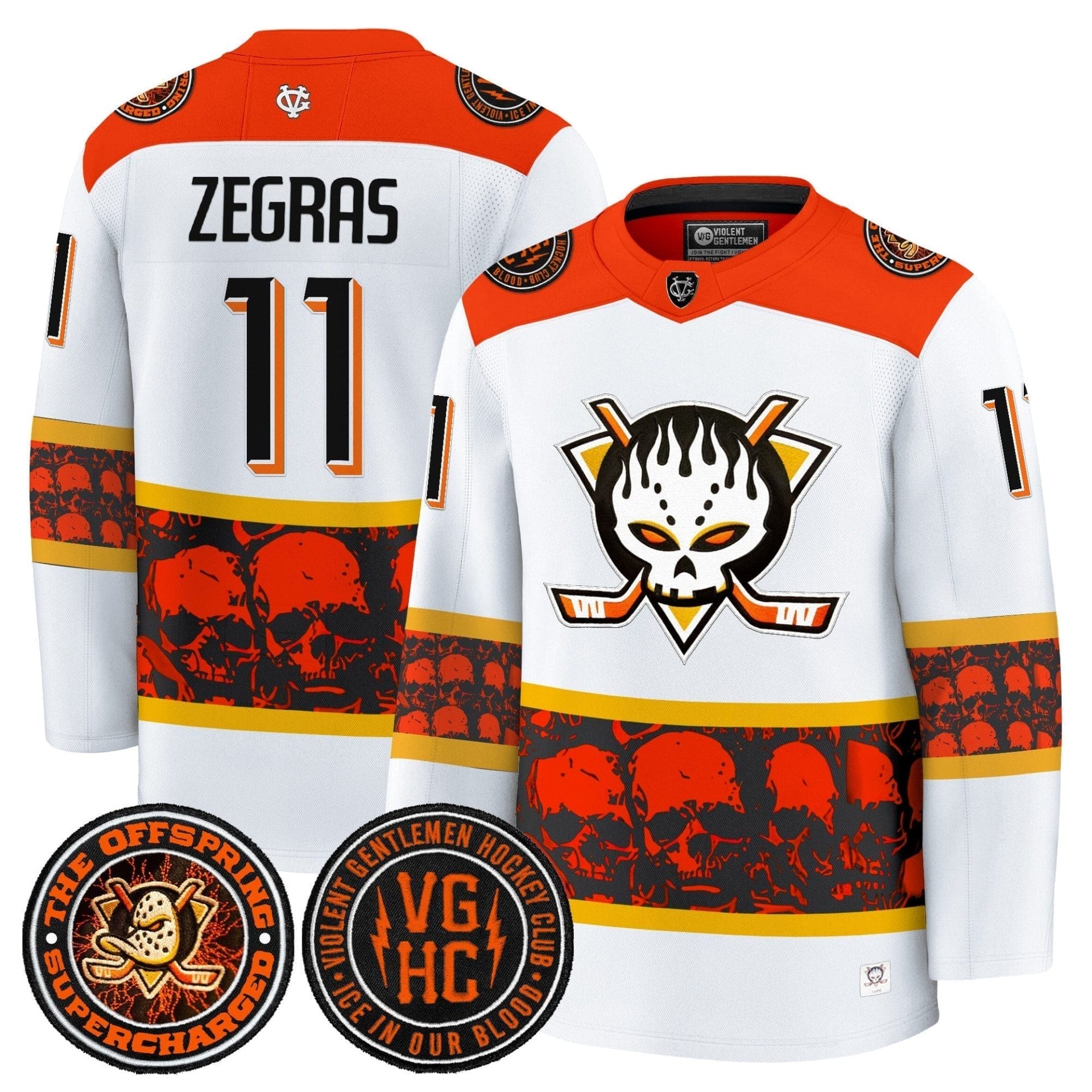 Men Anaheim Ducks Offspring 2025 Premium Jersey - All Stitched 9 Men Anaheim Ducks Offspring 2025 Premium Jersey - All Stitched - Image 9