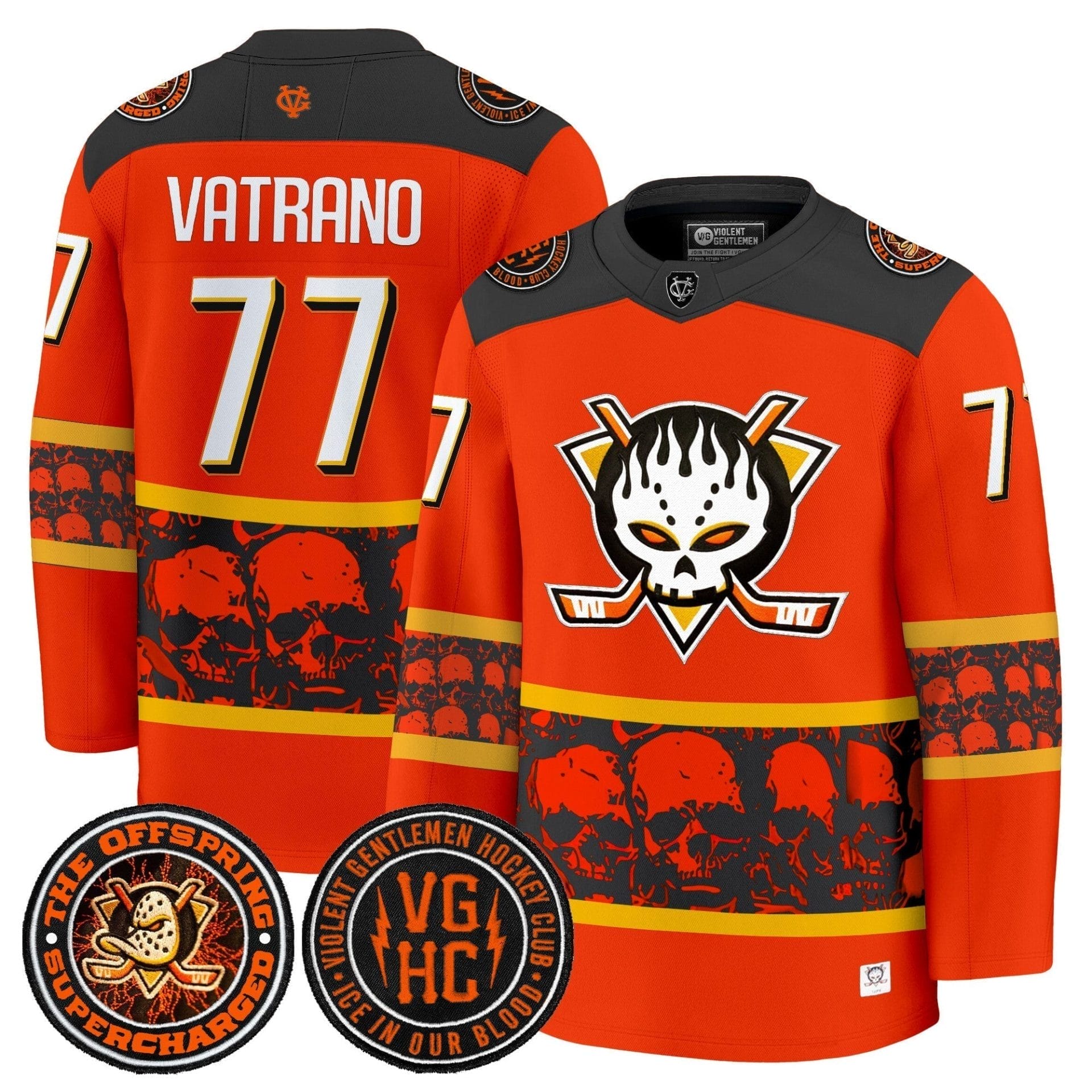 Men Anaheim Ducks Offspring 2025 Premium Jersey - All Stitched 24 Men Anaheim Ducks Offspring 2025 Premium Jersey - All Stitched - Image 24