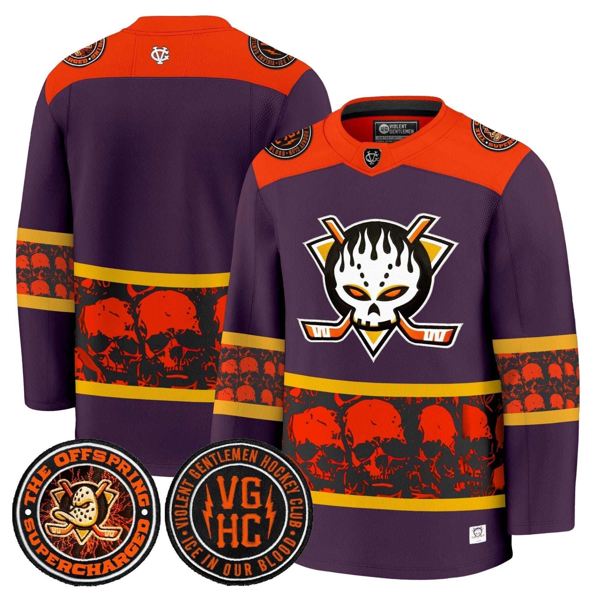 Men Anaheim Ducks Offspring 2025 Premium Jersey - All Stitched 17 Men Anaheim Ducks Offspring 2025 Premium Jersey - All Stitched - Image 17