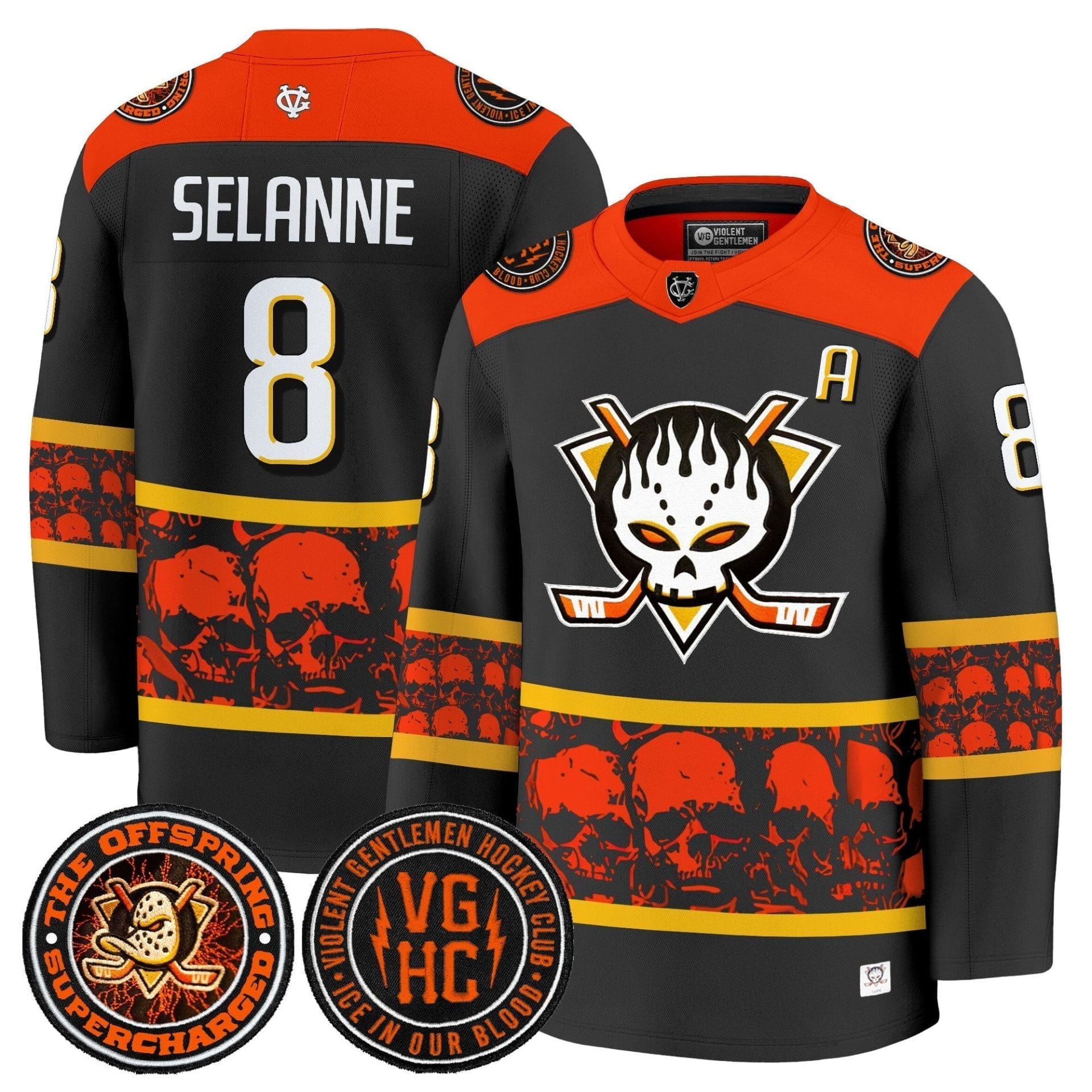 Men Anaheim Ducks Offspring 2025 Premium Jersey - All Stitched 20 Men Anaheim Ducks Offspring 2025 Premium Jersey - All Stitched - Image 20