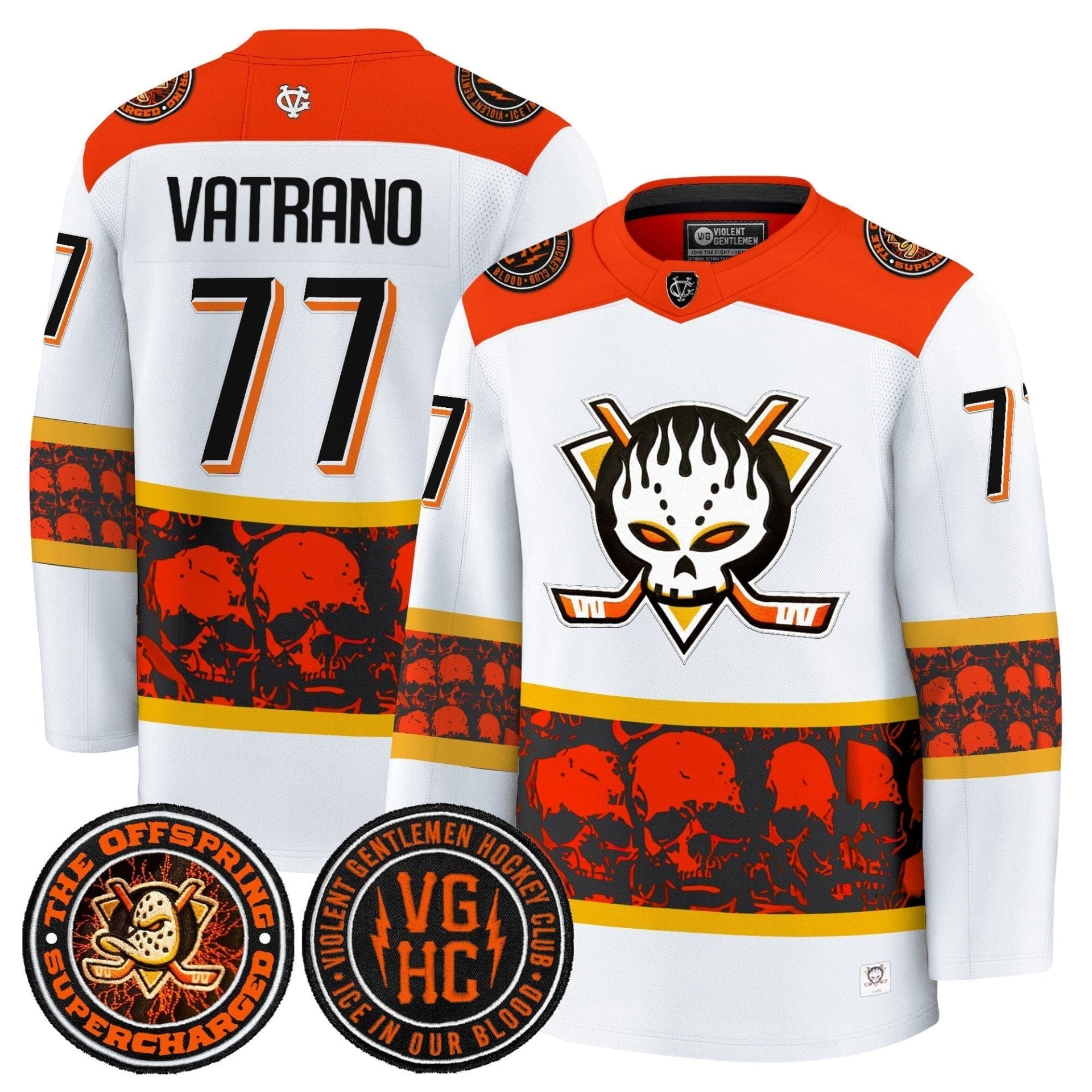 Men Anaheim Ducks Offspring 2025 Premium Jersey - All Stitched 6 Men Anaheim Ducks Offspring 2025 Premium Jersey - All Stitched - Image 6