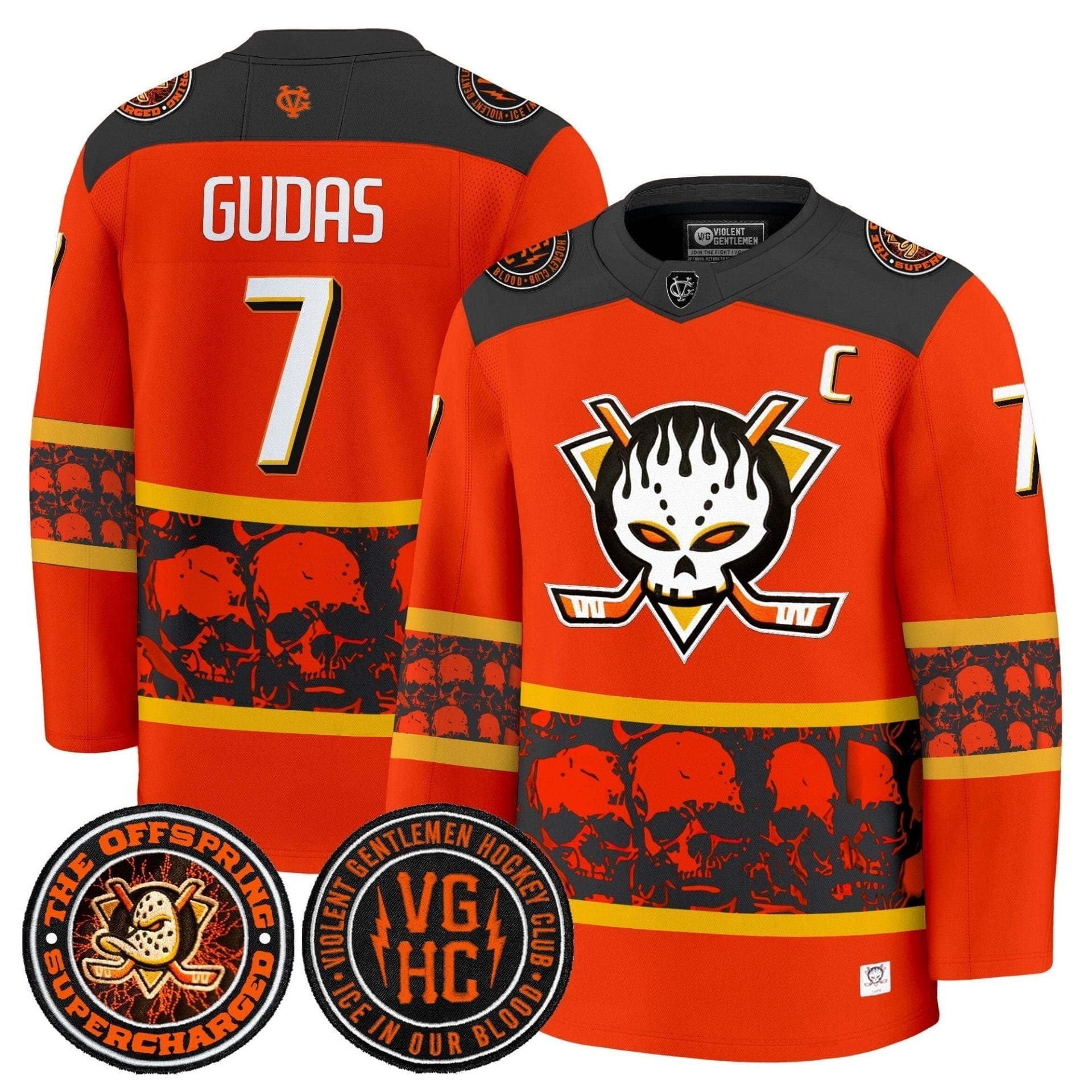 Men Anaheim Ducks Offspring 2025 Premium Jersey - All Stitched 25 Men Anaheim Ducks Offspring 2025 Premium Jersey - All Stitched - Image 25
