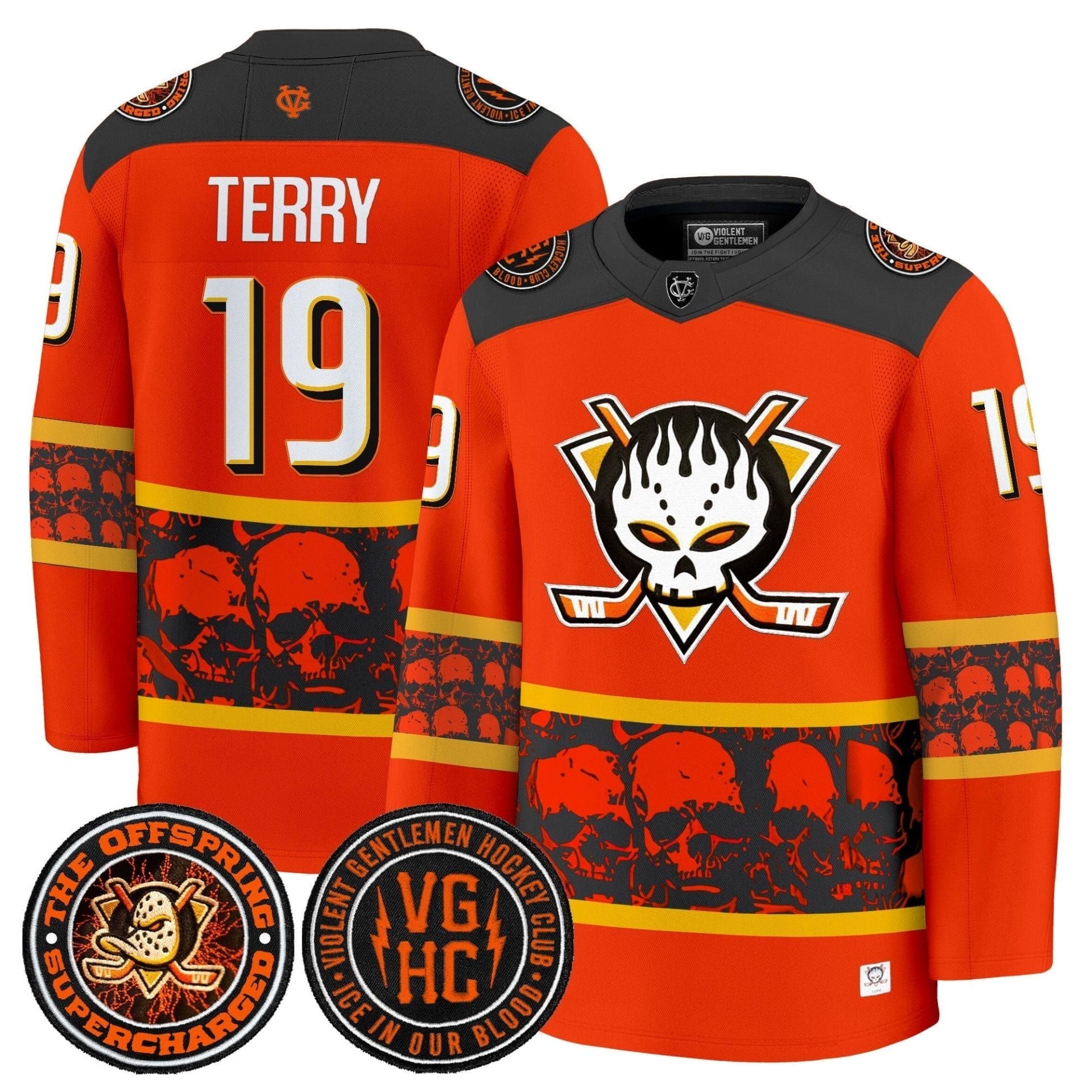 Men Anaheim Ducks Offspring 2025 Premium Jersey - All Stitched 23 Men Anaheim Ducks Offspring 2025 Premium Jersey - All Stitched - Image 23