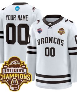 Western Michigan Broncos 2025 National Champions Patch Premium Custom Jersey - All Stitched