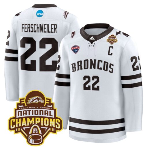 Men Western Michigan Broncos 2025 National Champions Patch Premium Jersey - All Stitched - Image 20