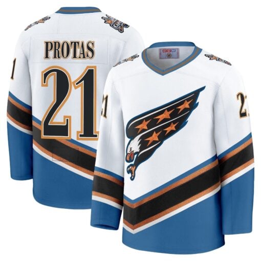 Men Washington Capitals Screaming Eagle Jersey Collection (1995-2024) - All Stitched - Image 10