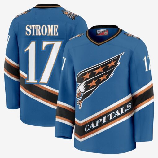 Men Washington Capitals Screaming Eagle Jersey Collection (1995-2024) - All Stitched - Image 16