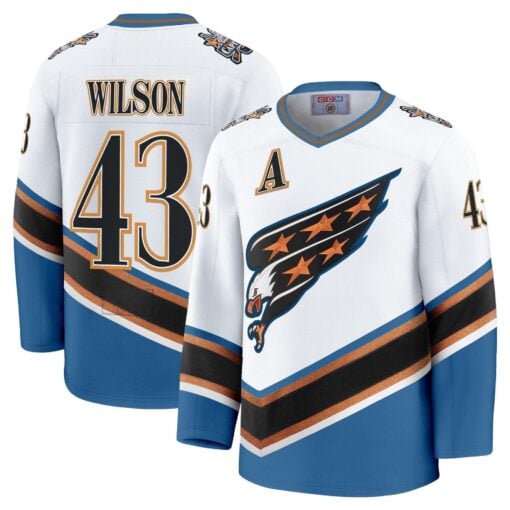 Men Washington Capitals Screaming Eagle Jersey Collection (1995-2024) - All Stitched - Image 11