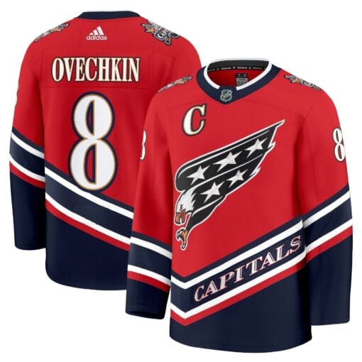 Men Washington Capitals Screaming Eagle Jersey Collection (1995-2024) - All Stitched