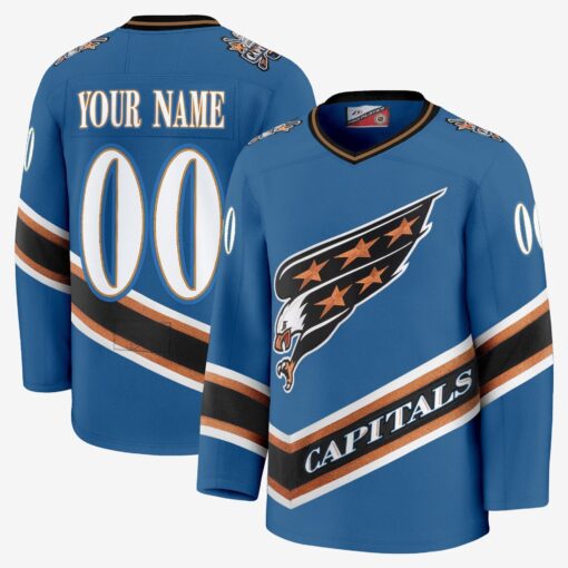 Washington Capitals Screaming Eagle Custom Jersey Collection (1995-2024) - All Stitched - Image 4