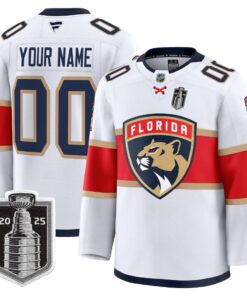 Florida Panthers 2025 Stanley Cup Final Premium Custom Jersey - All Stitched