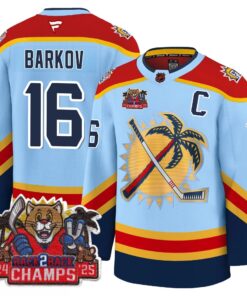 Florida Panthers 2025 Stanley Cup B2B Champions Jersey - All Stitched