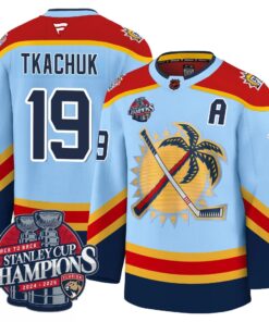 Florida Panthers 2025 Stanley Cup B2B Champions Jersey N1 - All Stitched 54 1750306970711