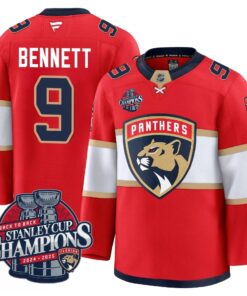 Florida Panthers 2025 Stanley Cup B2B Champions Jersey N1 - All Stitched 31 1750306972769
