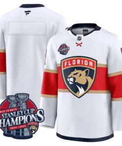 Florida Panthers 2025 Stanley Cup B2B Champions Jersey N1 - All Stitched 45 1750306975996