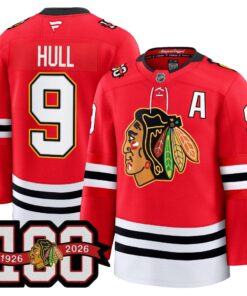 Chicago Blackhawks 100th Anniversary Premium Jersey - All Stitched 30 17511076730bd4e36b32