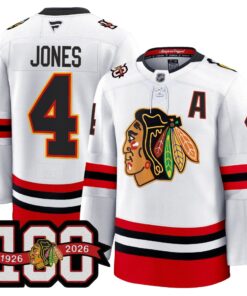 Chicago Blackhawks 100th Anniversary Premium Jersey - All Stitched 33 175110767335eaebf4ec
