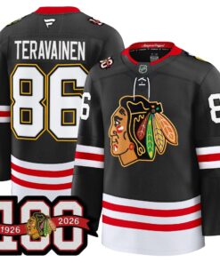 Chicago Blackhawks 100th Anniversary Premium Jersey - All Stitched 43 175110767374d3a5881c