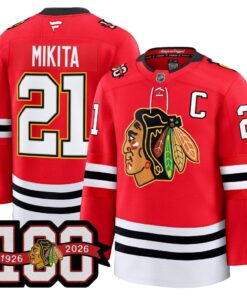 Chicago Blackhawks 100th Anniversary Premium Jersey - All Stitched 29 175110767380e450953c
