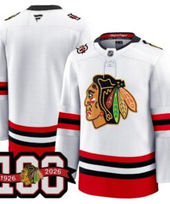 Chicago Blackhawks 100th Anniversary Premium Jersey - All Stitched 39 1751107673de0df0cac8