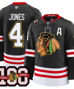 Chicago Blackhawks 100th Anniversary Premium Jersey - All Stitched 41 1751107673e246beeea4