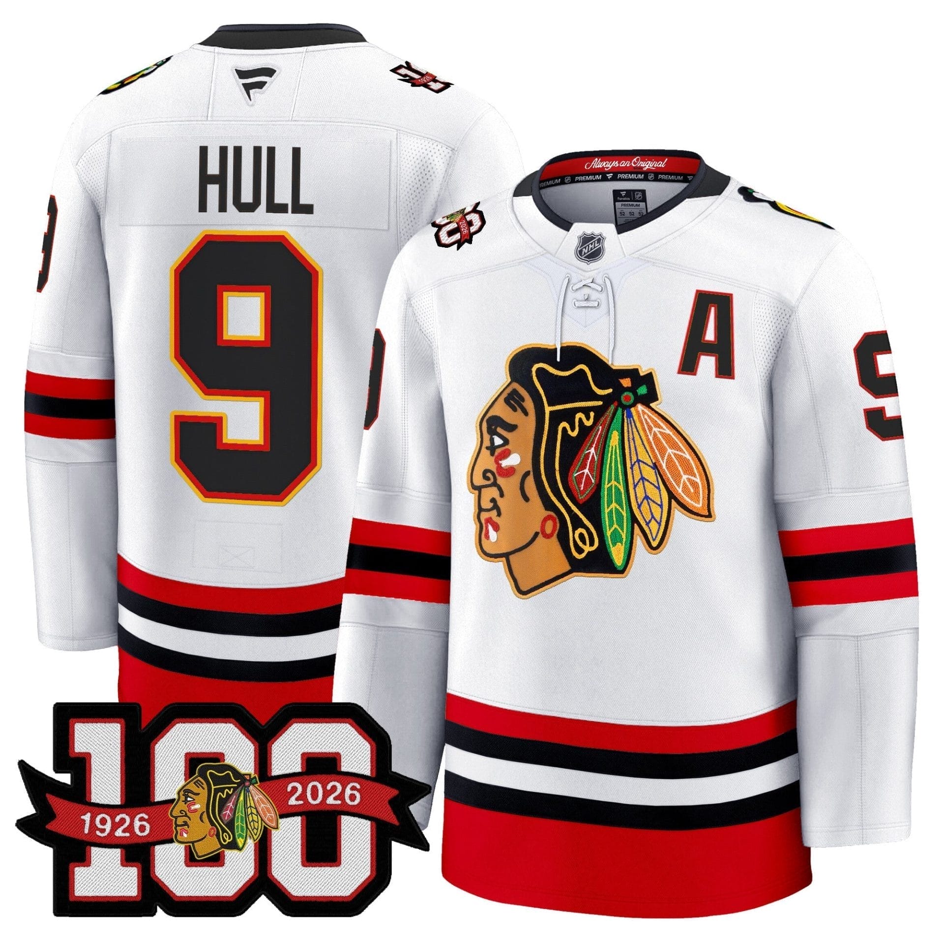Chicago Blackhawks 100th Anniversary Premium Jersey - All Stitched 15 Chicago Blackhawks 100th Anniversary Premium Jersey - All Stitched - Image 15