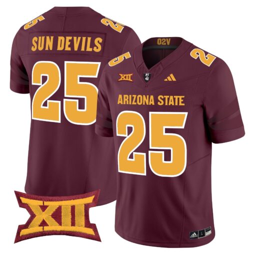 Arizona State Sun Devils 2025 Vapor Limited Jersey - All Stitched - Image 3