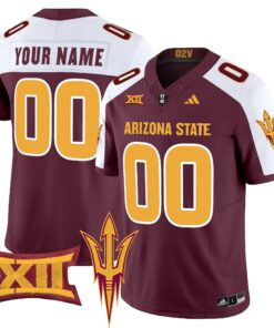 Alternative view of Arizona State Sun Devils 2025 Vapor Limited Custom Jersey - All Stitched