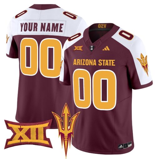 Arizona State Sun Devils 2025 Vapor Limited Custom Jersey - All Stitched - Image 2