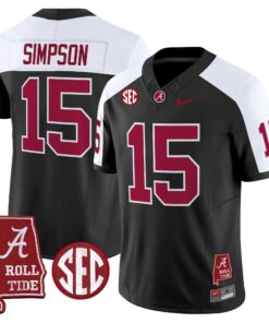 Alabama Crimson Tide Throwback Vapor Limited Jersey - Alabama Map - All Stitched
