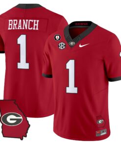 Georgia Bulldogs 2025 Georgia Map & Vince Dooley Patch Vapor Limited Jersey - All Stitched 69 175376432788785249c7