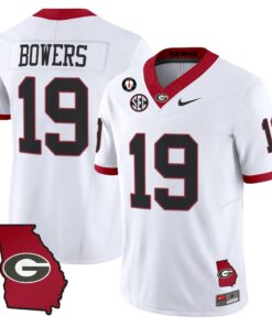 Georgia Bulldogs 2025 Georgia Map & Vince Dooley Patch Vapor Limited Jersey - All Stitched 89 175376432801a2d71599